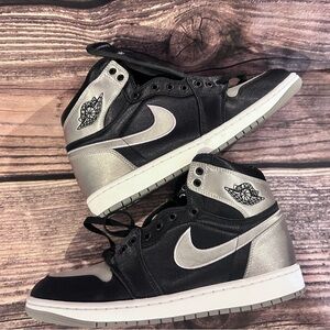 Nike Black and Silver Athletic Shoes